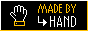 Made by hand button